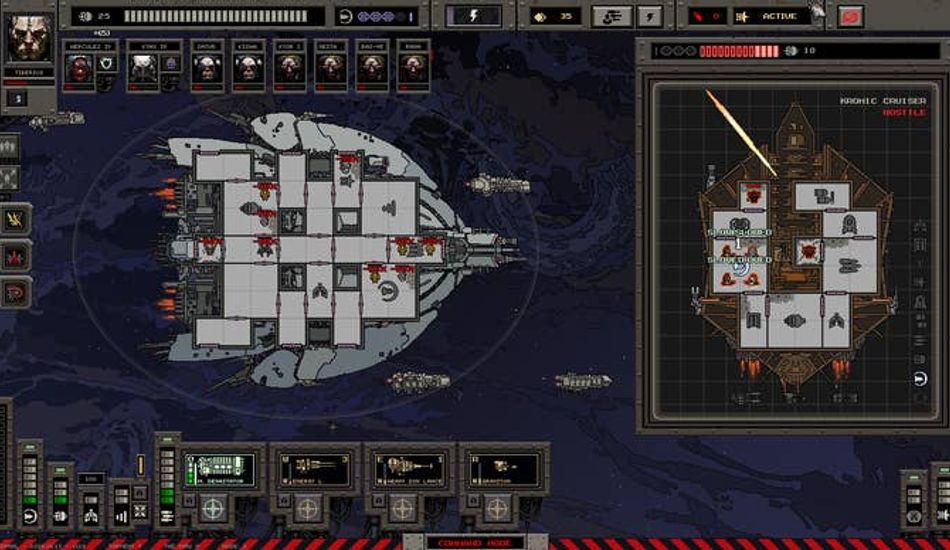 Space Roguelite Combat